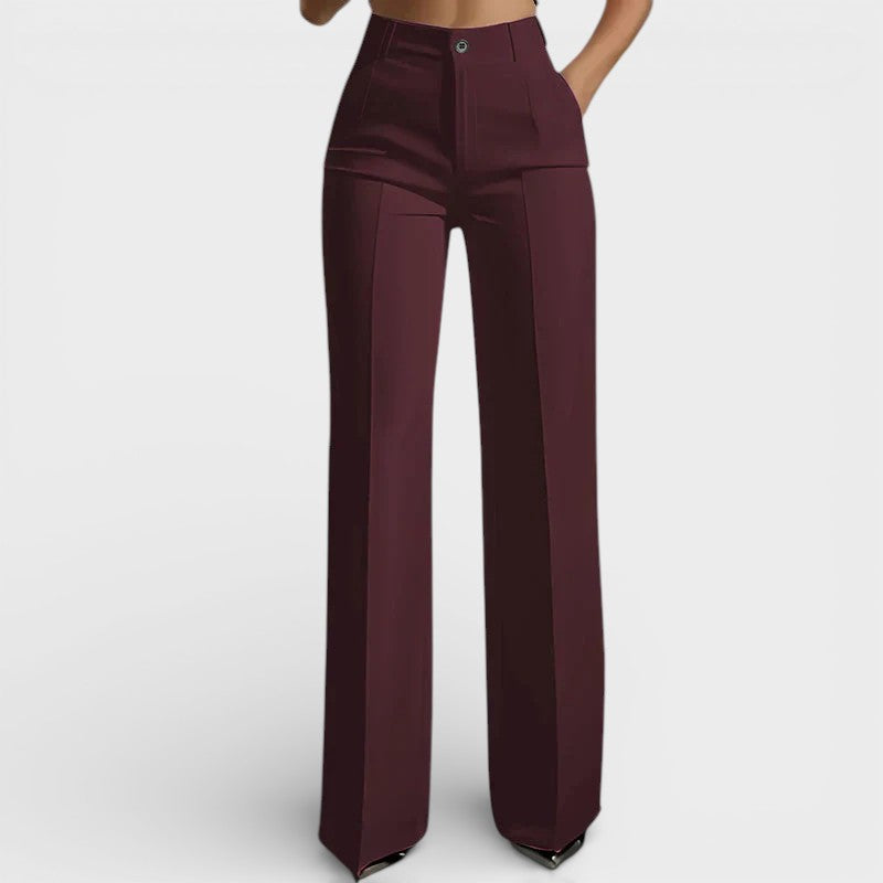 Amelia | Pantalon taille haute flatteur