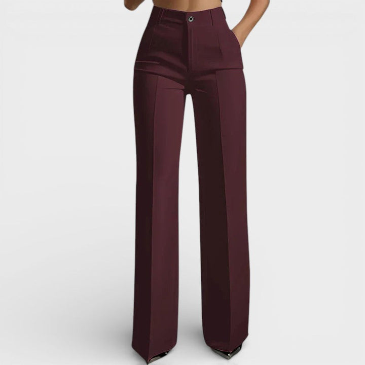 Amelia | Pantalon taille haute flatteur