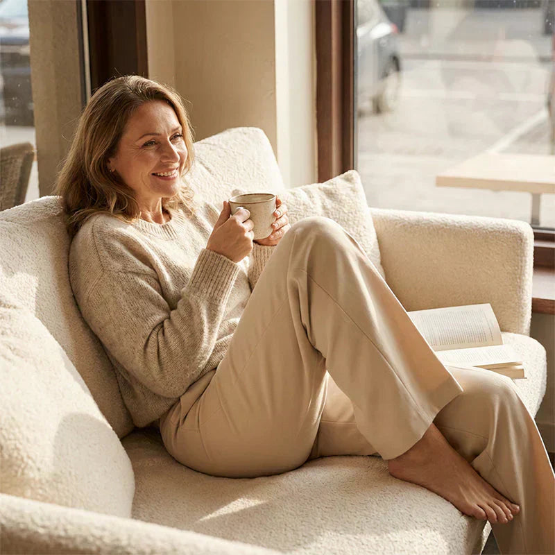 Amelia | Pantalon taille haute flatteur