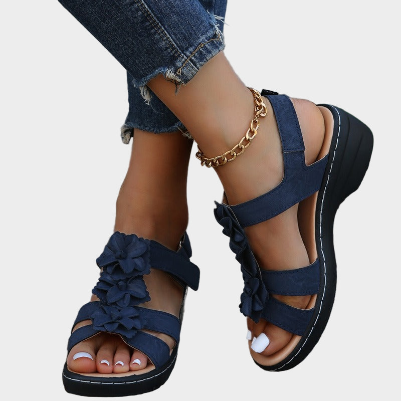 Mode Lumiére™ Sandales Bordo – orthopédiques