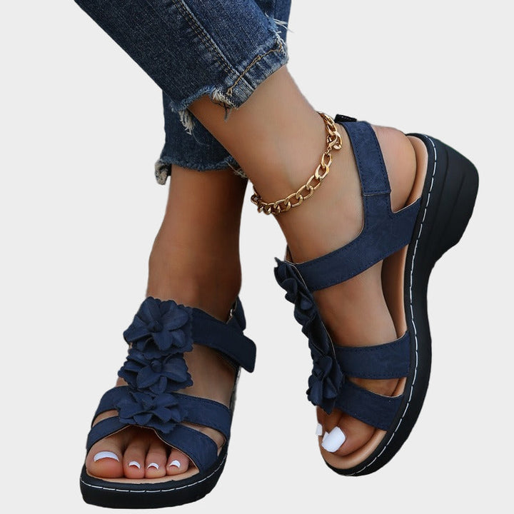 Mode Lumiére™ Sandales Bordo – orthopédiques