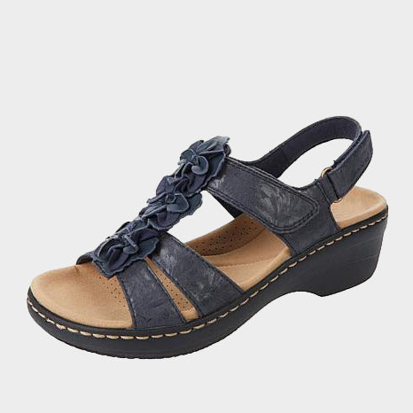 Mode Lumiére™ Sandales Bordo – orthopédiques
