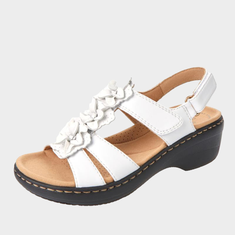 Mode Lumiére™ Sandales Bordo – orthopédiques