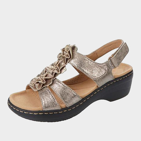 Mode Lumiére™ Sandales Bordo – orthopédiques
