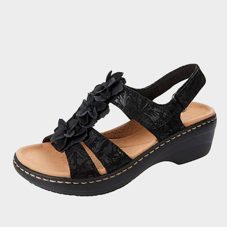 Mode Lumiére™ Sandales Bordo – orthopédiques