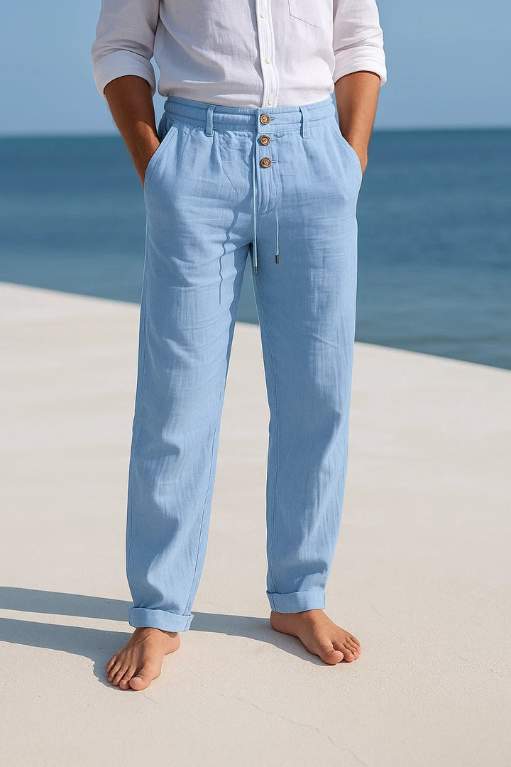 Mode Lumiére™  | Pantalon en lin élégant pour l’été
