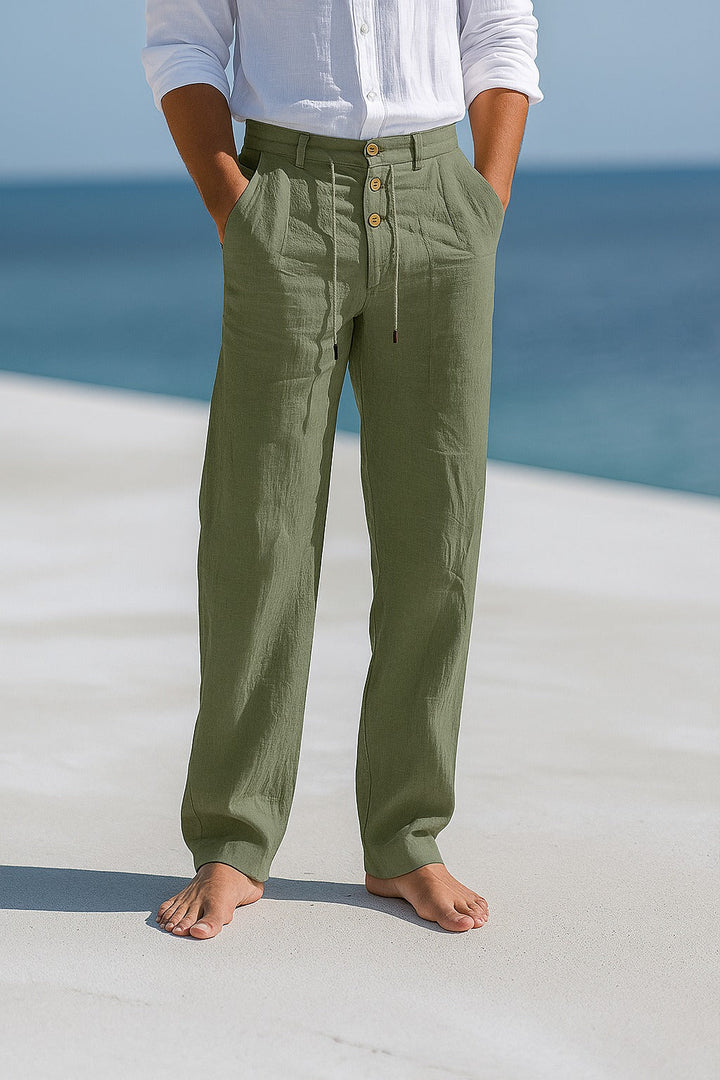 Mode Lumiére™  | Pantalon en lin élégant pour l’été