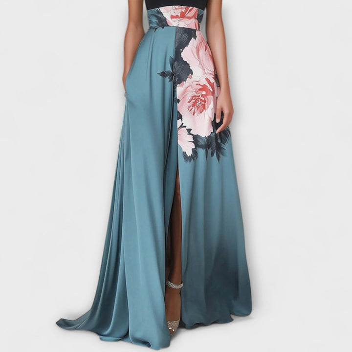 Natalie - Robe Maxi A-line Cvjetna