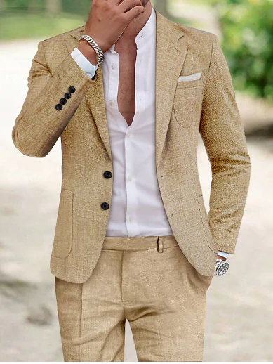 Mode Lumiére™| Tenue mariage homme invité décontracté