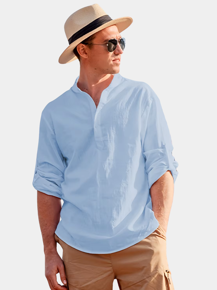 LAURENT MONACO | CHEMISE EN LIN D'ÉTÉ POUR HOMMES