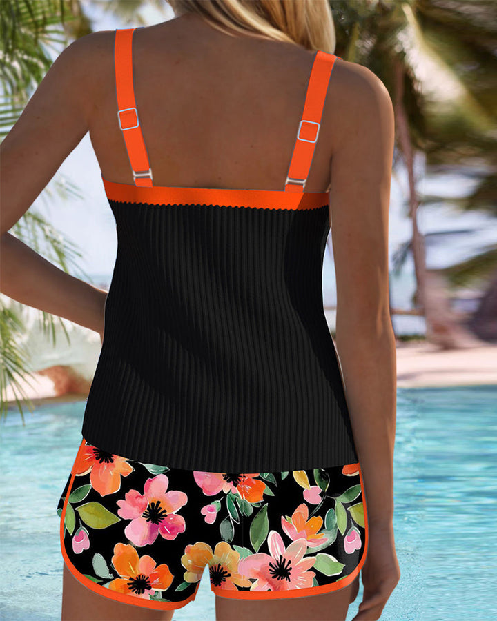 Mode Lumiére™ | Tankini Féminin Glamour Bianca