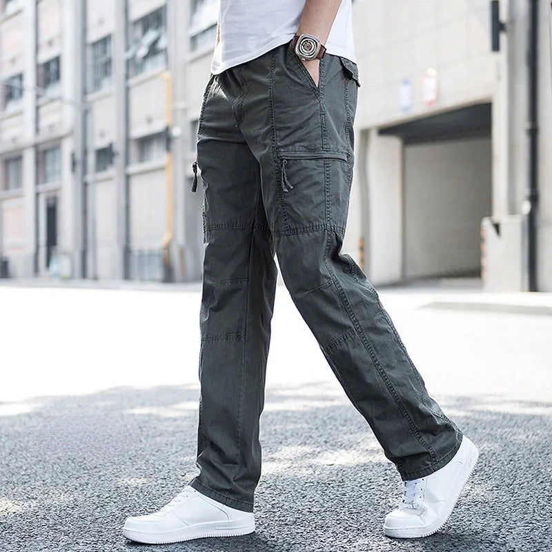 Pantalon Cargo Homme Gris Anthracite