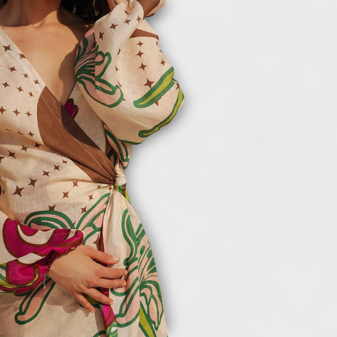 Tracey - Robe maxi avec lien