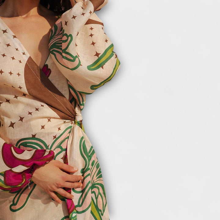 Tracey - Robe maxi avec lien
