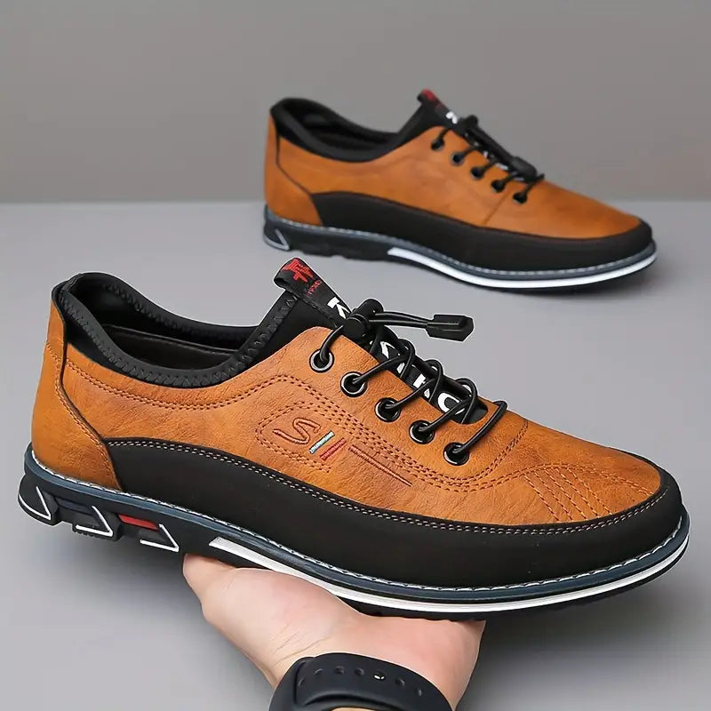 Mode Lumiere™ Chaussures Casual Premium Bicolores Confort Élégance