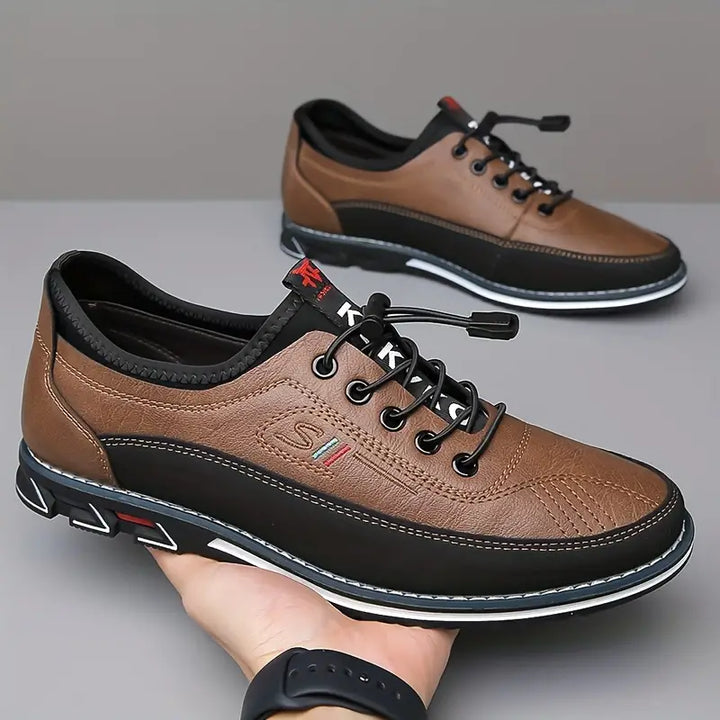 Mode Lumiere™ Chaussures Casual Premium Bicolores Confort Élégance