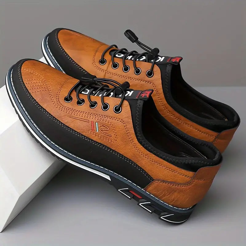 Mode Lumiere™ Chaussures Casual Premium Bicolores Confort Élégance