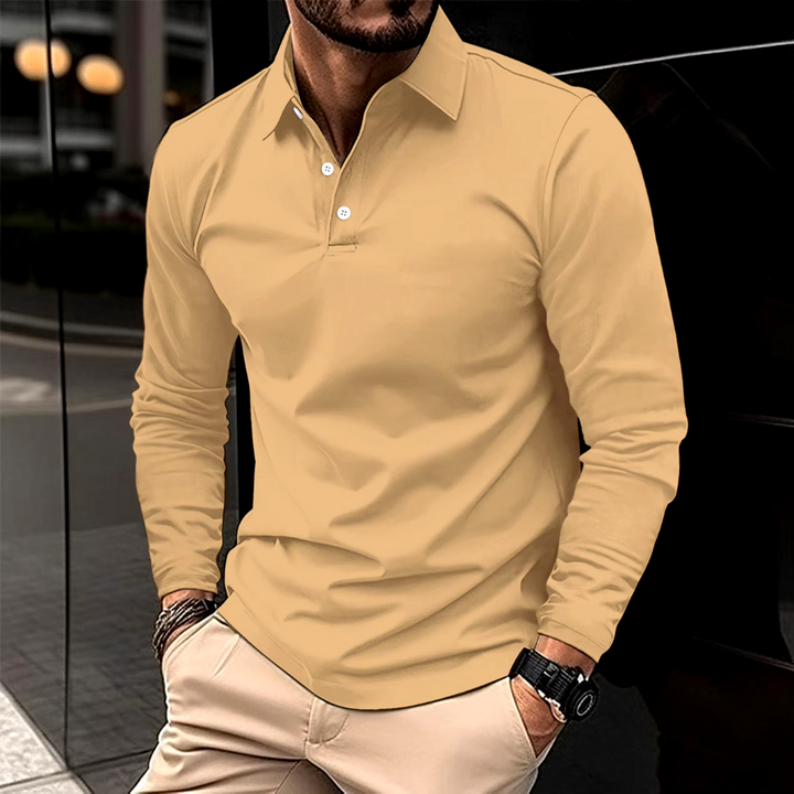 Velinor | Polo casual à manches longues