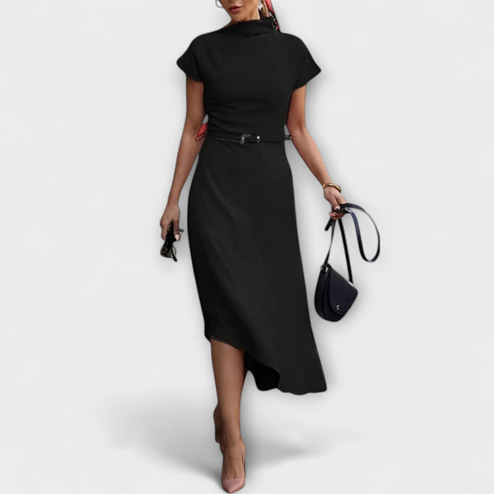 Amelia - Robe de ville asymétrique