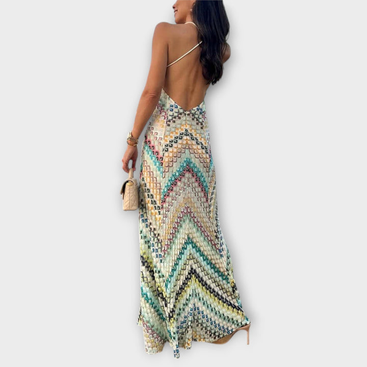 Remi - Maxi robe avec motif en chevrons colorés de Missoni
