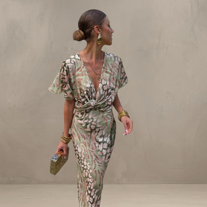 CLARANDRA | ROBE MIDI EN CUIVRE