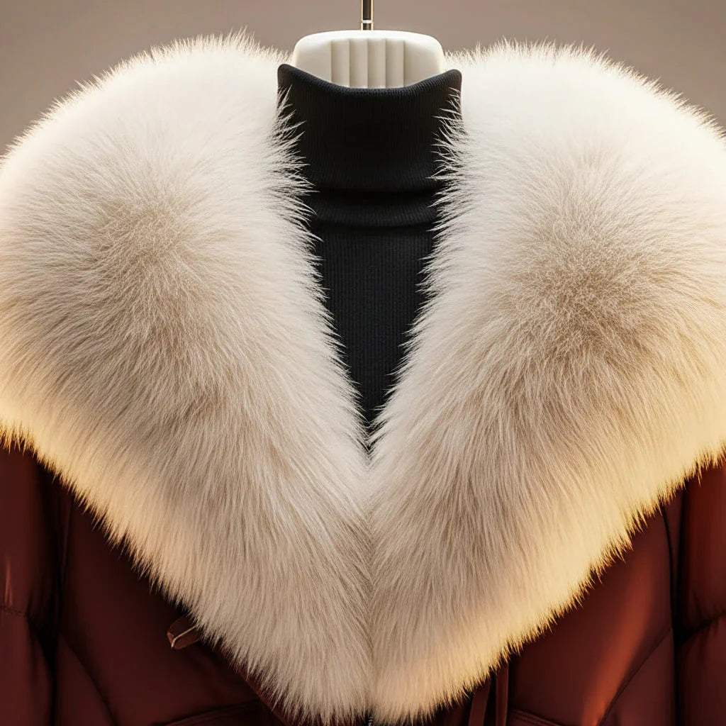 Willow - Manteau Rembourré Col en Fourrure