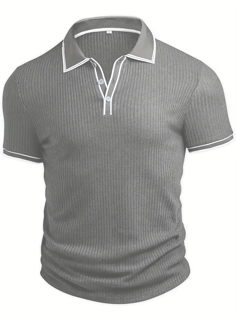 Mode Lumiére™| Polo élégant à manches courtes