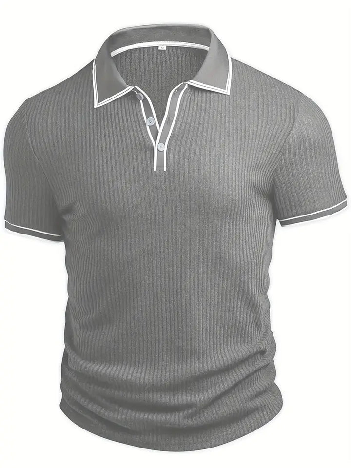 Mode Lumiére™| Polo élégant à manches courtes