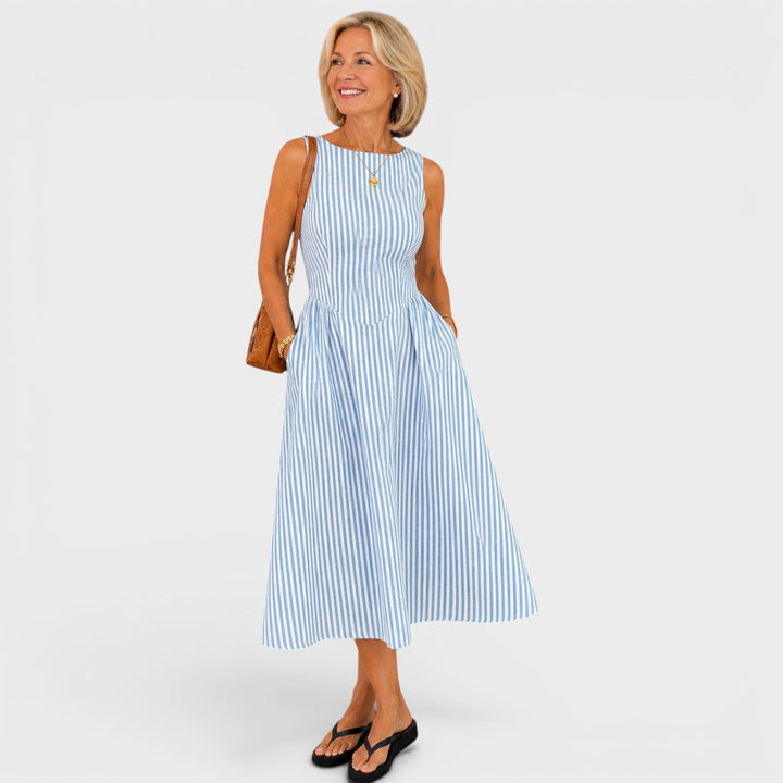 Denise | Robe longue fluide élégante