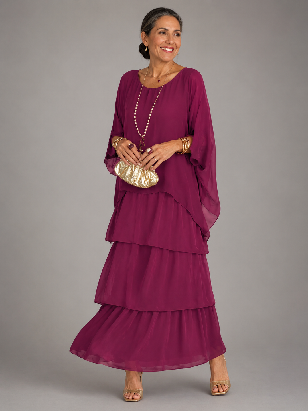 Mode Lumiére | Robe longue élégante et fluide