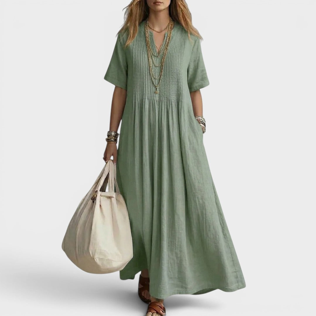 Salomé | Robe plissée légère