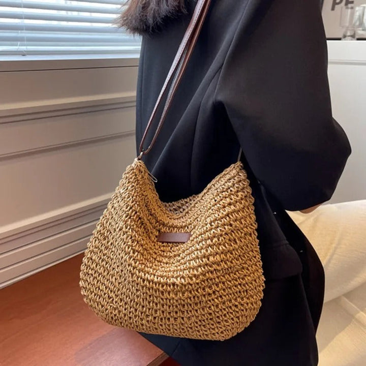 Camille | Sac Tressé Élégant à Anses Rondes