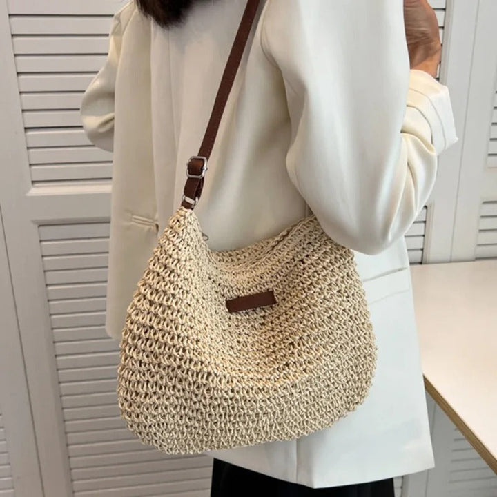 Camille | Sac Tressé Élégant à Anses Rondes