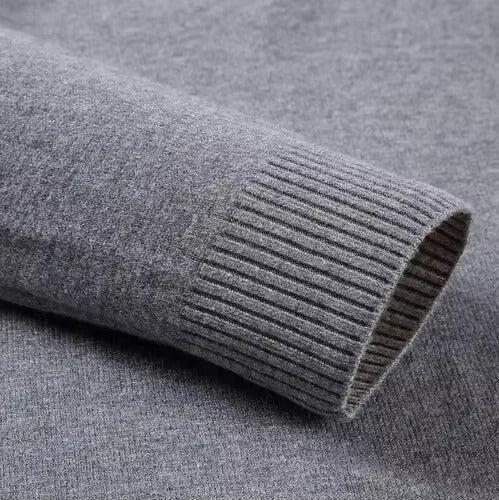 Velinor | Pull en cachemire avec col en maille