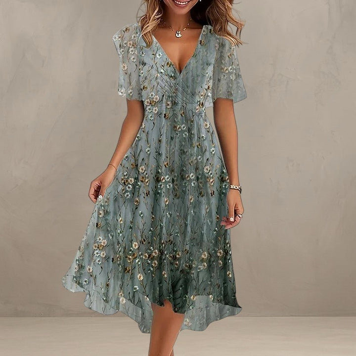 YADA | ROBE ÉLÉGANTE ET COLORÉE