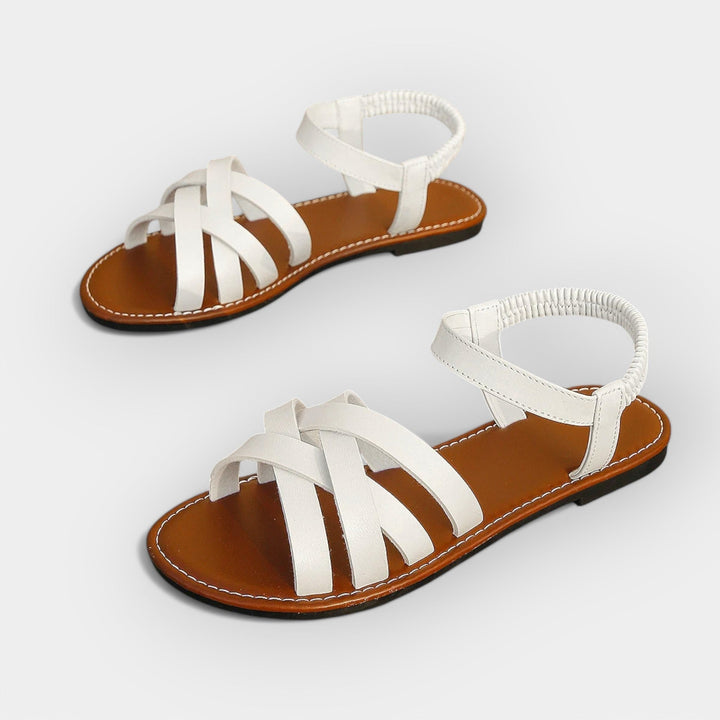 Mode Lumiére™ Sandales faites à la main avec des sangles réglables