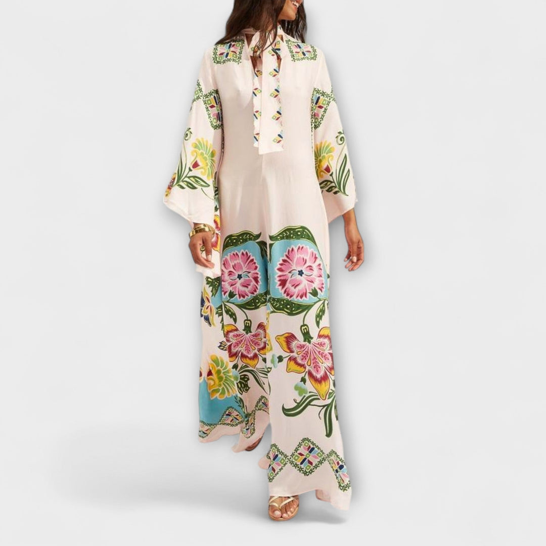 Lisa - Robes maxi élégantes avec motif floral et design décontracté