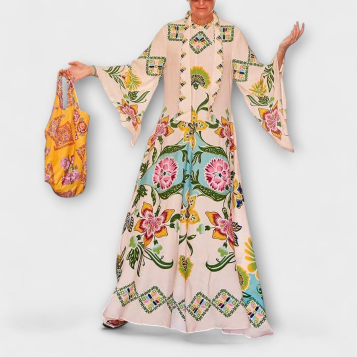Lisa - Robes maxi élégantes avec motif floral et design décontracté