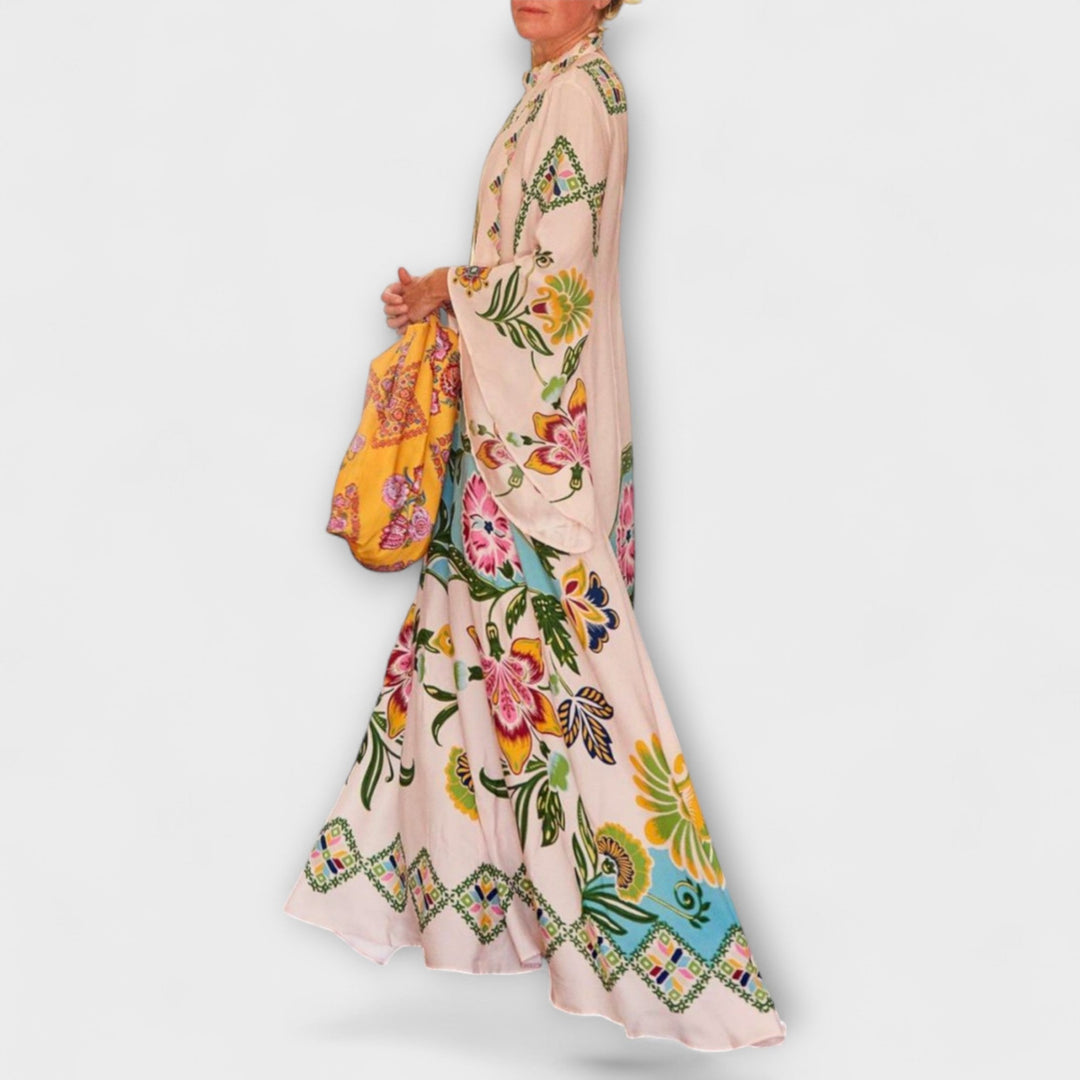 Lisa - Robes maxi élégantes avec motif floral et design décontracté