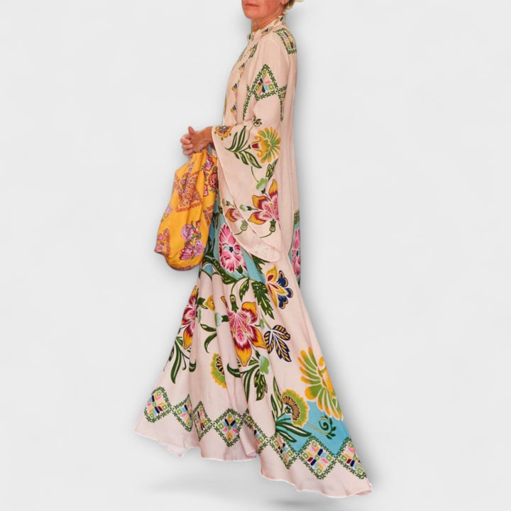 Lisa - Robes maxi élégantes avec motif floral et design décontracté