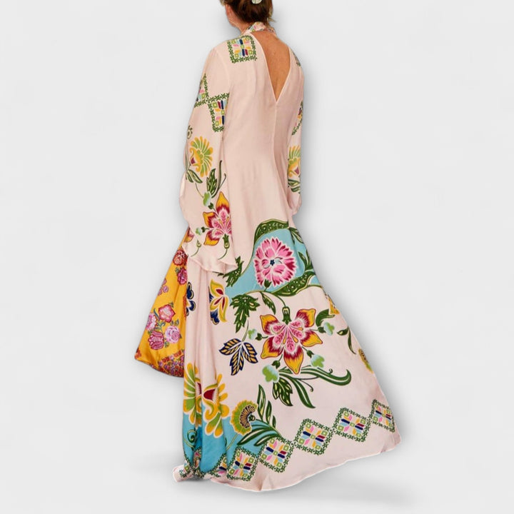 Lisa - Robes maxi élégantes avec motif floral et design décontracté