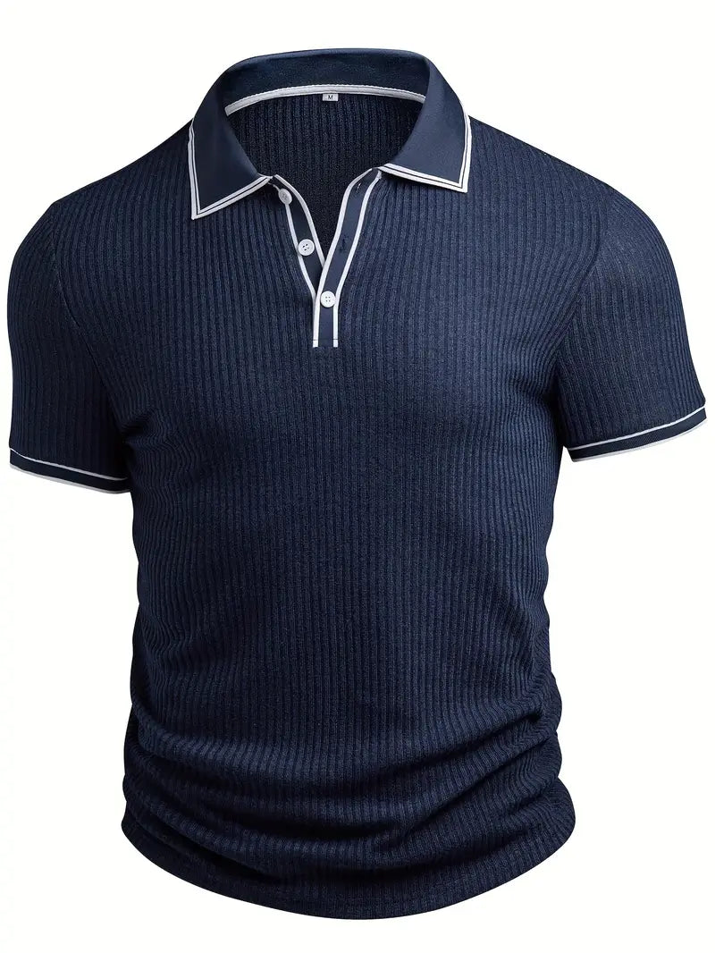 Mode Lumiére™| Polo élégant à manches courtes