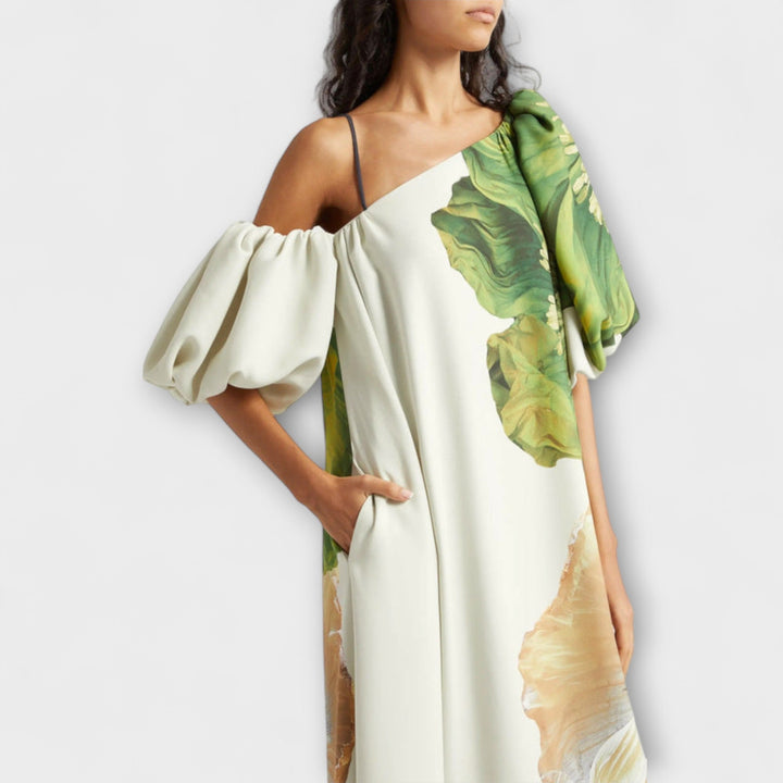 Melodija - Robes maxi asymétriques à fleurs