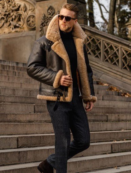 Blouson Iconique Doublé pour un Style Authentique Homme