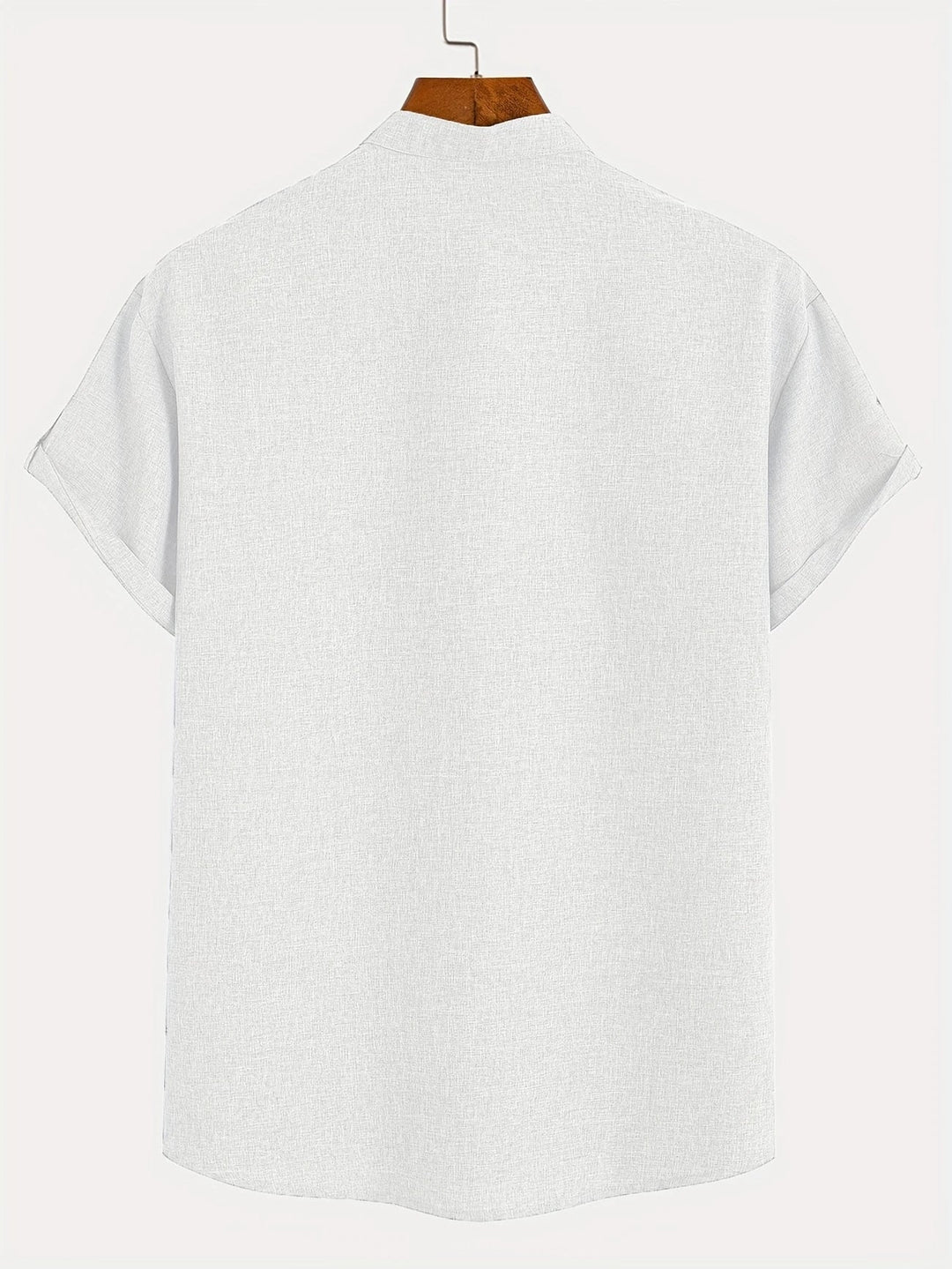 Leblanc™ | Chemise élégante à manches courtes et col montant