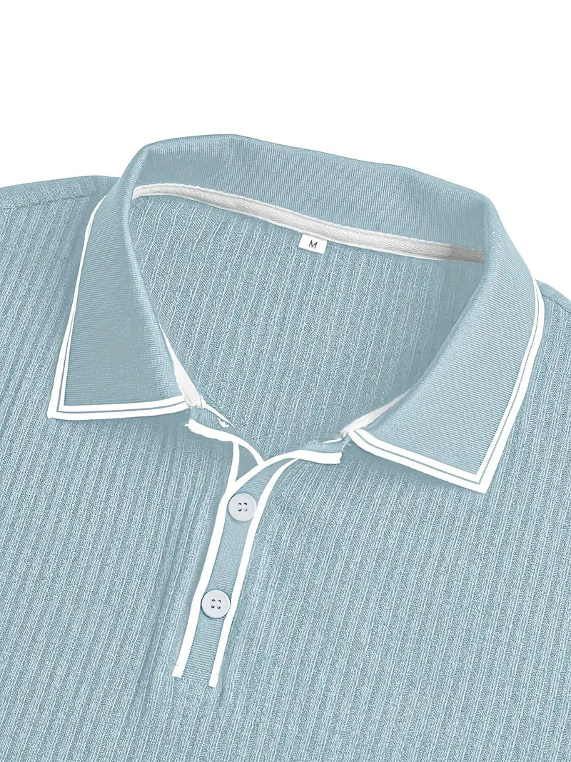 Mode Lumiére™| Polo élégant à manches courtes