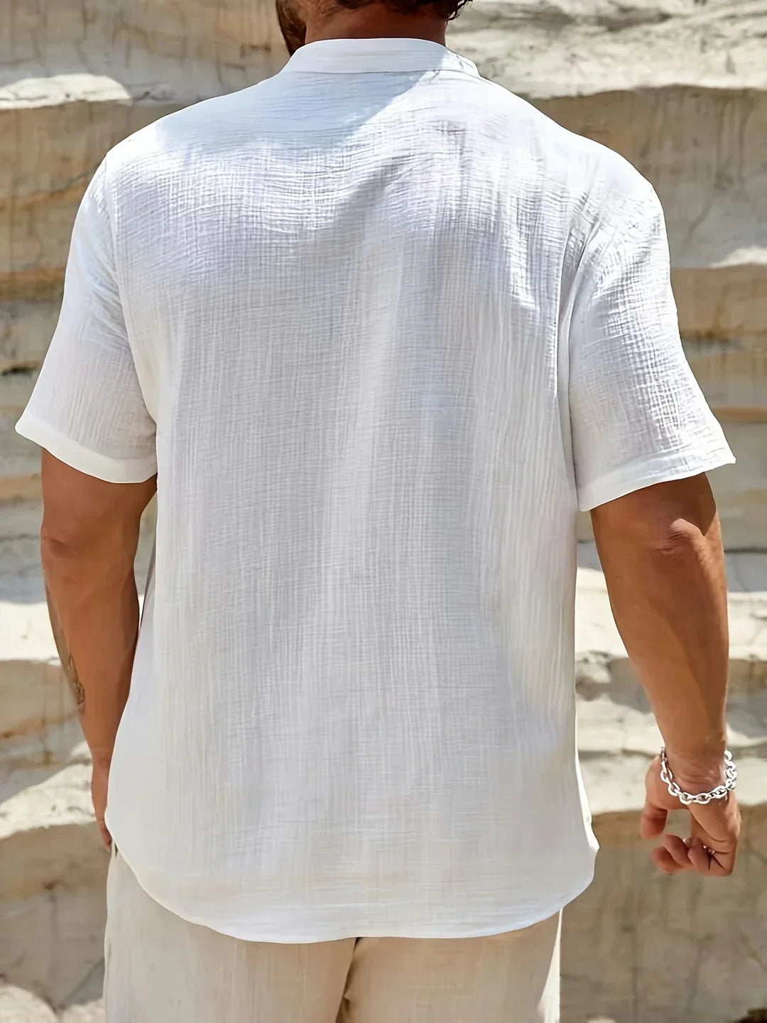 Leblanc™ | Chemise d’été élégante à col montant
