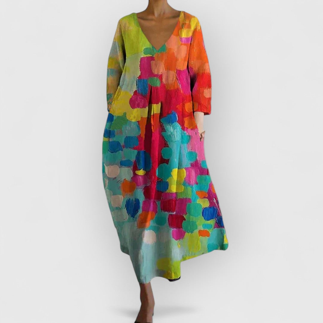 Anastasia - Robe latérale à décolleté en V