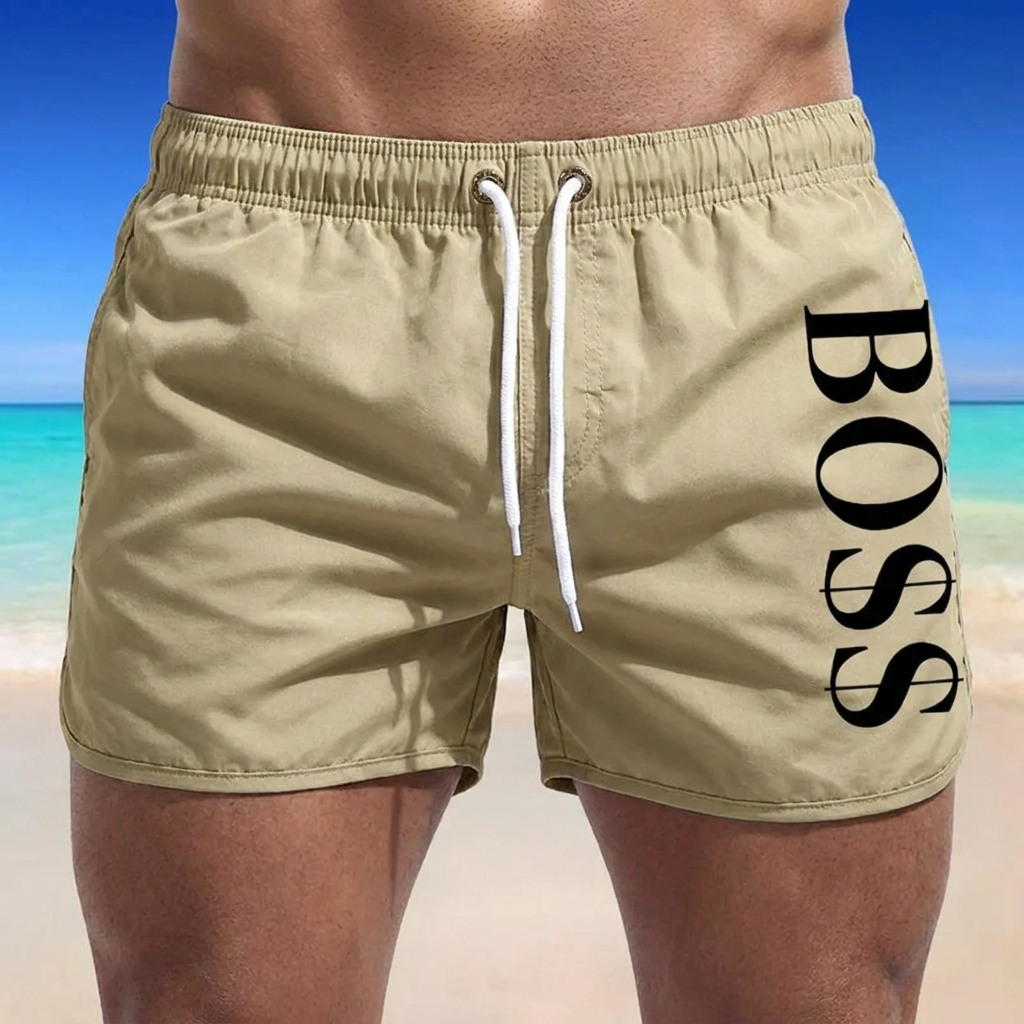 Mode Lumiére™ l | Short de Bain Élégant Boss