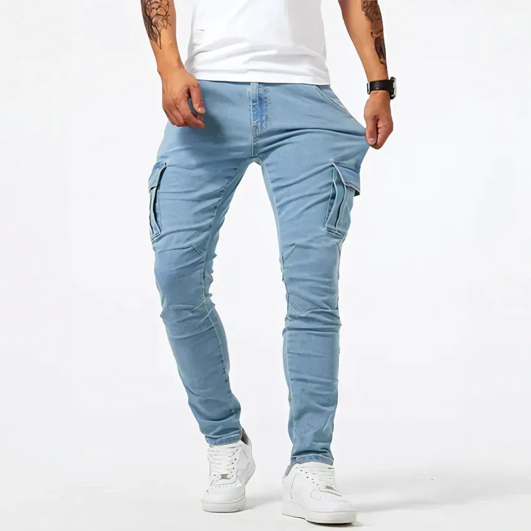 Mode Lumiére™  | Jean cargo moderne pour homme